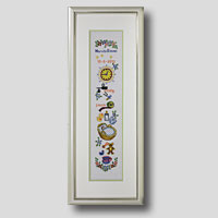 クロスステッチ刺繍額装-49
