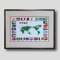 クロスステッチ刺繍額装-46