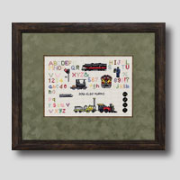 クロスステッチ刺繍額装-44