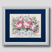 クロスステッチ刺繍額装-21