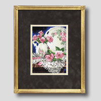 クロスステッチ刺繍額装-36