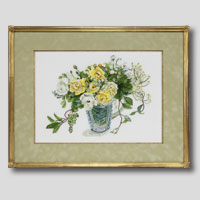 クロスステッチ刺繍額装-37