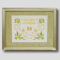 クロスステッチ刺繍額装-35