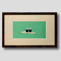 クロスステッチ刺繍額装-11