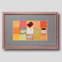 クロスステッチ刺繍額装-10