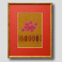 クロスステッチ刺繍額装-7