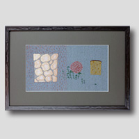 クロスステッチ刺繍額装-8