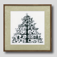 クロスステッチ刺繍額装-30