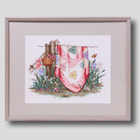 クロスステッチ刺繍額装-23