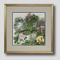 クロスステッチ刺繍額装-43