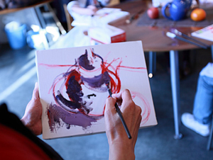 色を塗ってみましょう、感じたままに