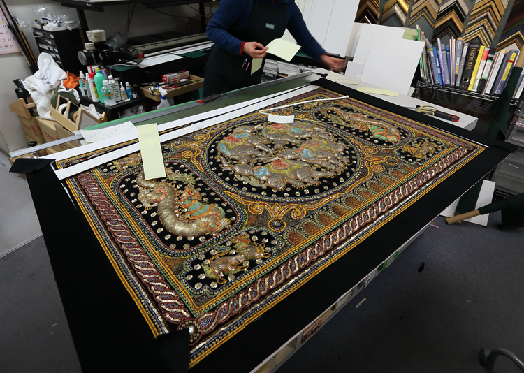 タイの少数民族の刺繍