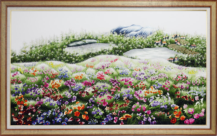 タイの少数民族の刺繍−1